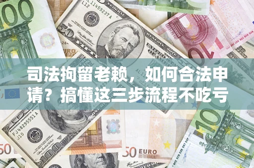 济南司法拘留老赖，如何合法申请？搞懂这三步流程不吃亏！