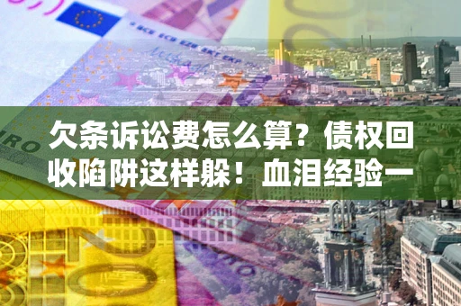 济南欠条诉讼费怎么算？债权回收陷阱这样躲！血泪经验一次讲透