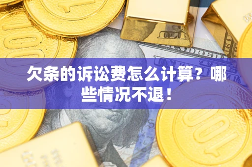济南欠条的诉讼费怎么计算？哪些情况不退！