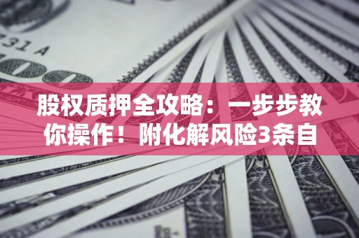 济南股权质押全攻略：一步步教你操作！附化解风险3条自救法则