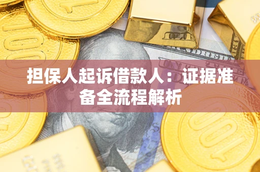 济南担保人起诉借款人：证据准备全流程解析