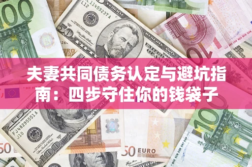 济南夫妻共同债务认定与避坑指南：四步守住你的钱袋子