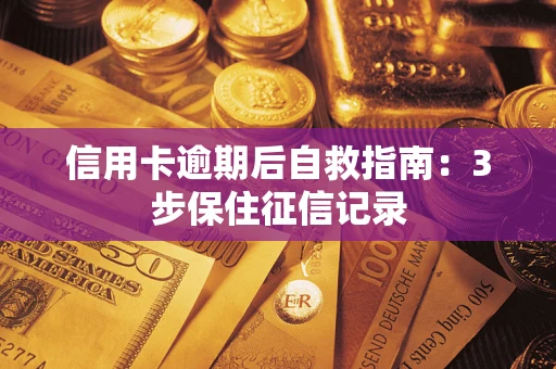 济南信用卡逾期后自救指南：3步保住征信记录