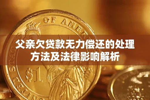 济南父亲欠贷款无力偿还的处理方法及法律影响解析