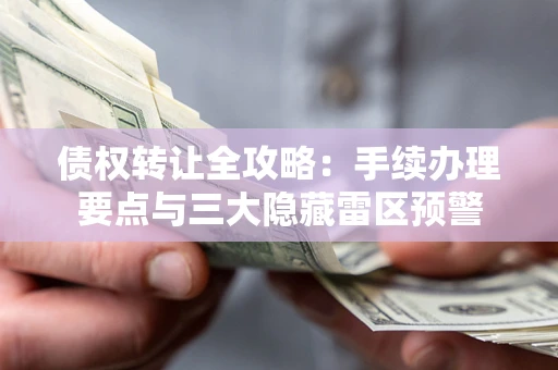 济南债权转让全攻略：手续办理要点与三大隐藏雷区预警