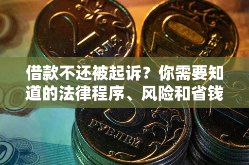 济南借款不还被起诉？你需要知道的法律程序、风险和省钱技巧